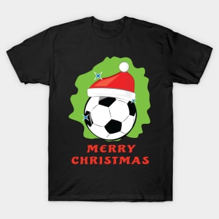 Merry Football / Soccer Christmas - Funny T-Shirt